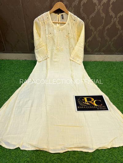 Embroided long dresses 312
