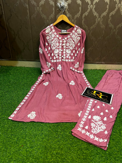 Embroided nyra cut suit 170