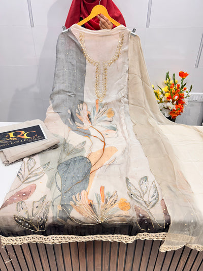 Pure Organza Suit 1640
