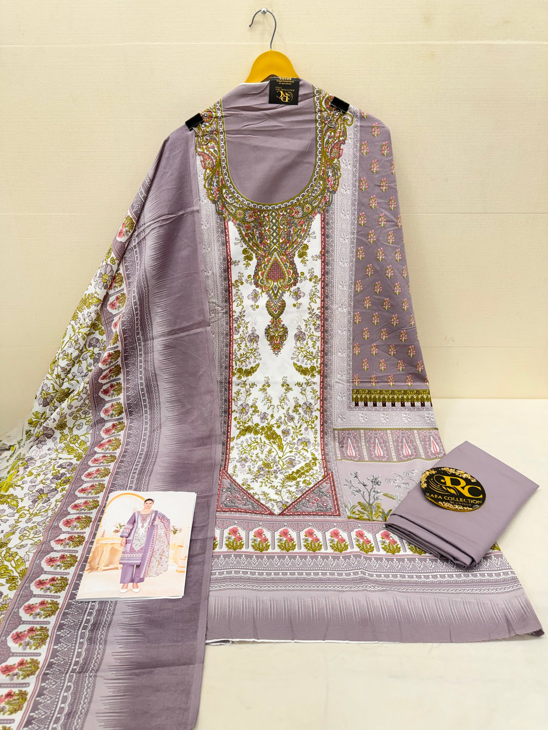 Cotton unstitched suits 3158