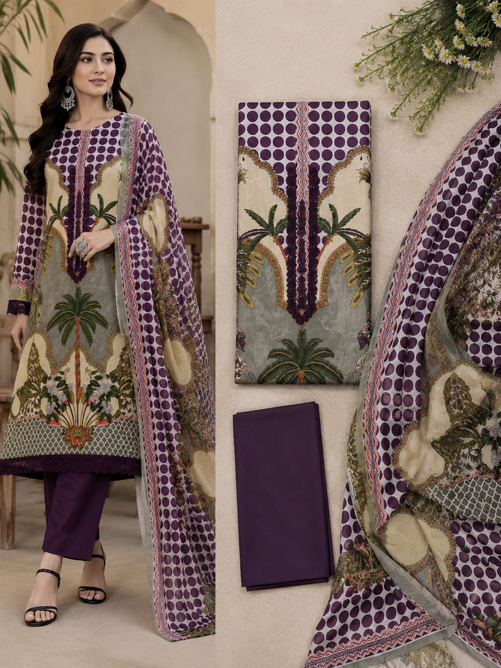 Cotton unstitched suits
