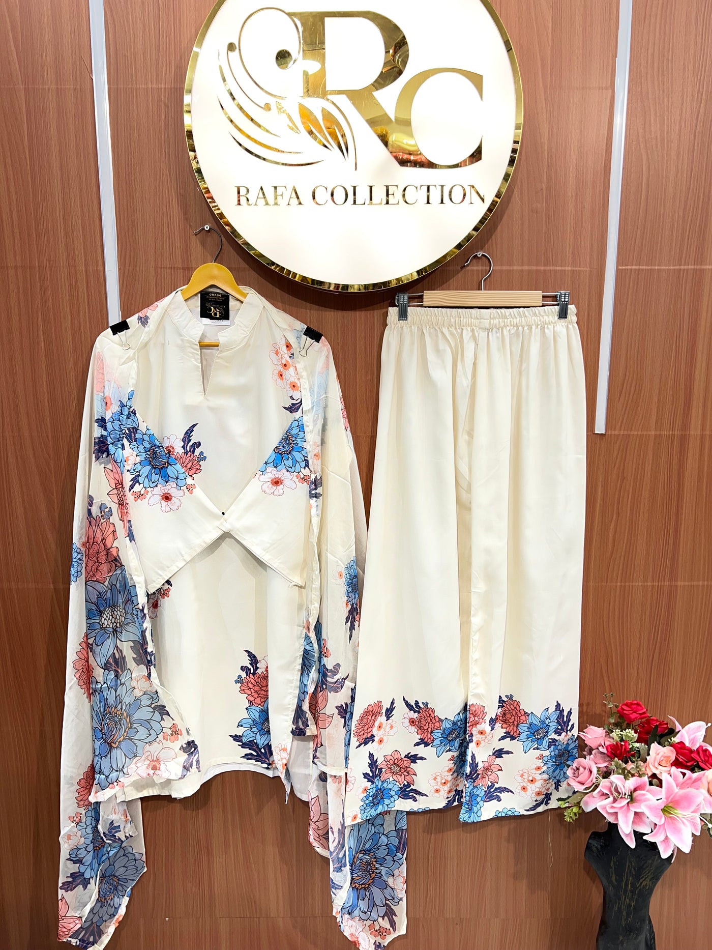 Semi cotton co-ord sets  2543