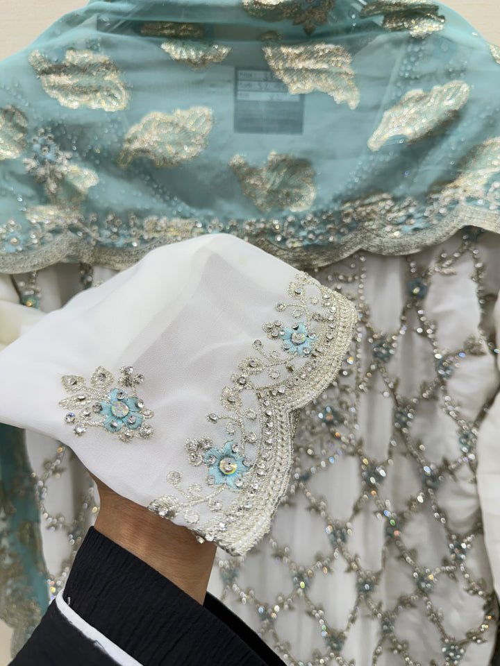 Pakistani tri color Garara suit