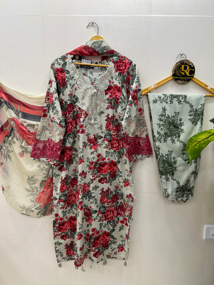 Pakistani patch work suits 2987