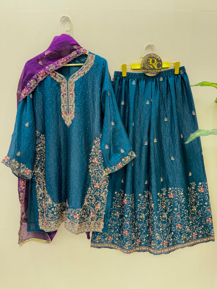 Pakistani chinnon suits 2969