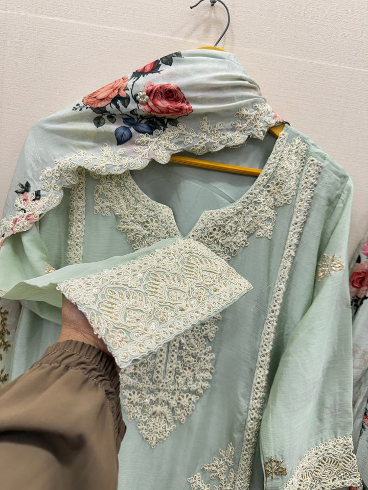 Party wear plazzo suits