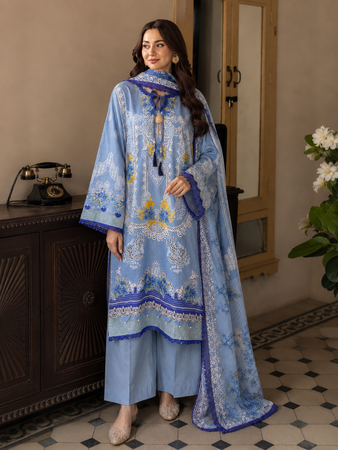 Cotton ready to wear suits
