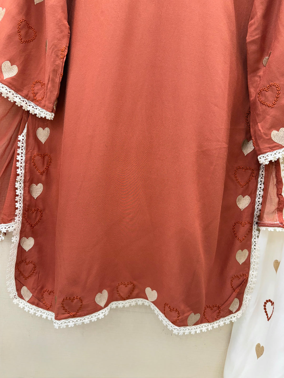 Viral Heart Embroidered Suits