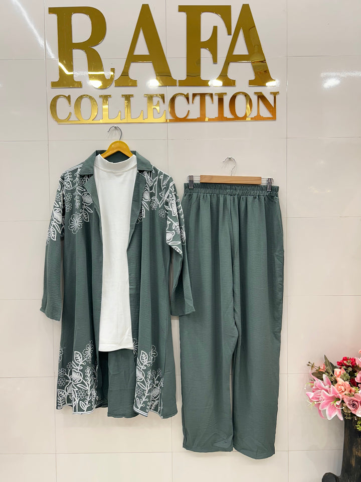 Imported crinkle Co-ord sets 3108