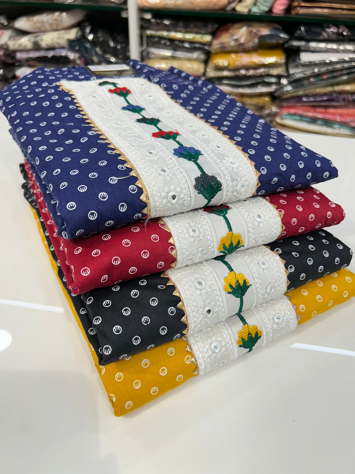 Cotton Unstich Suit 1378