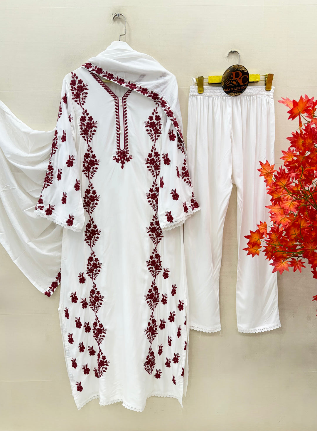 Lucknawi Long kaftan Suits