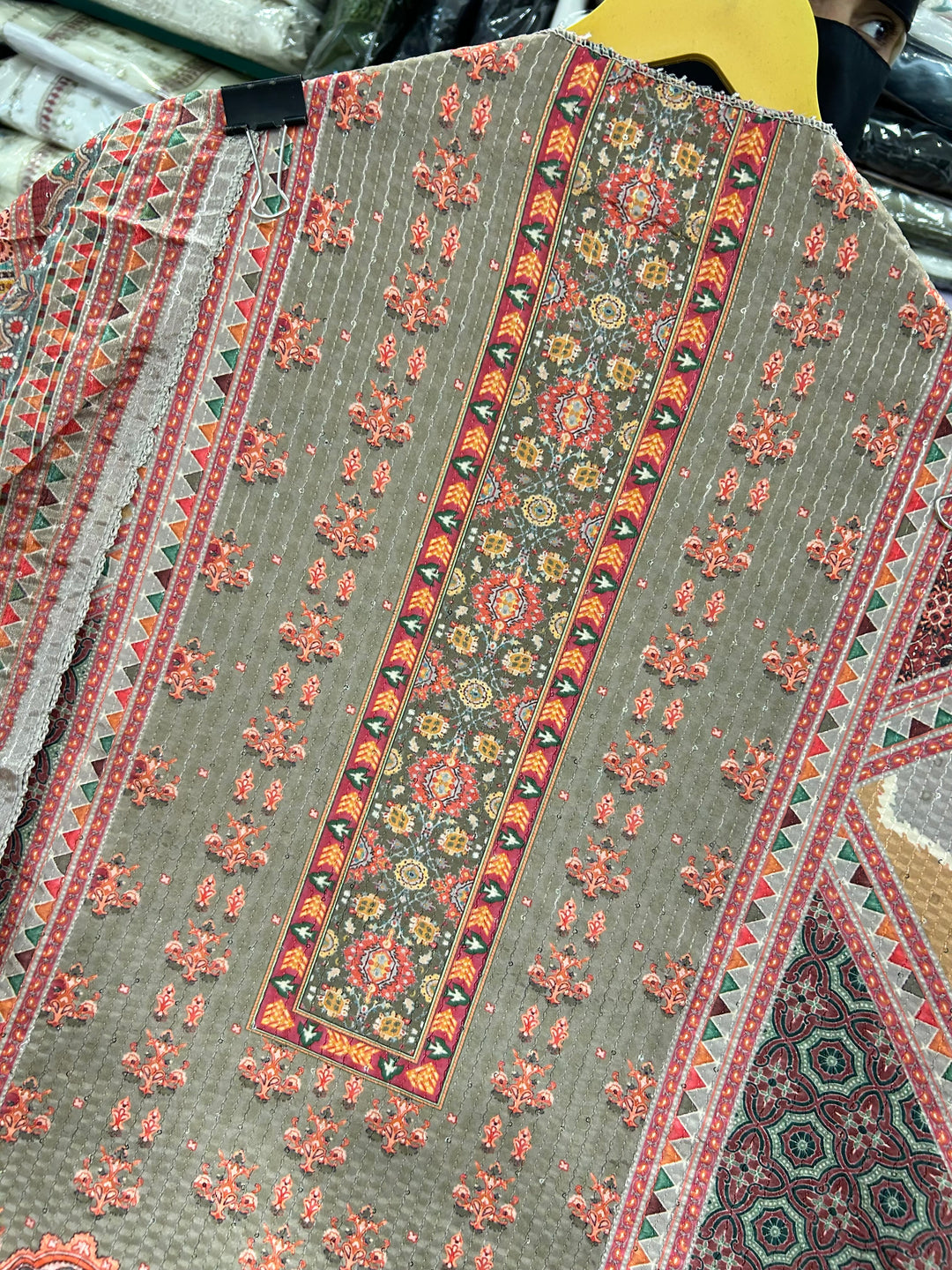 MULTI COLOUR UNSTICH SUIT