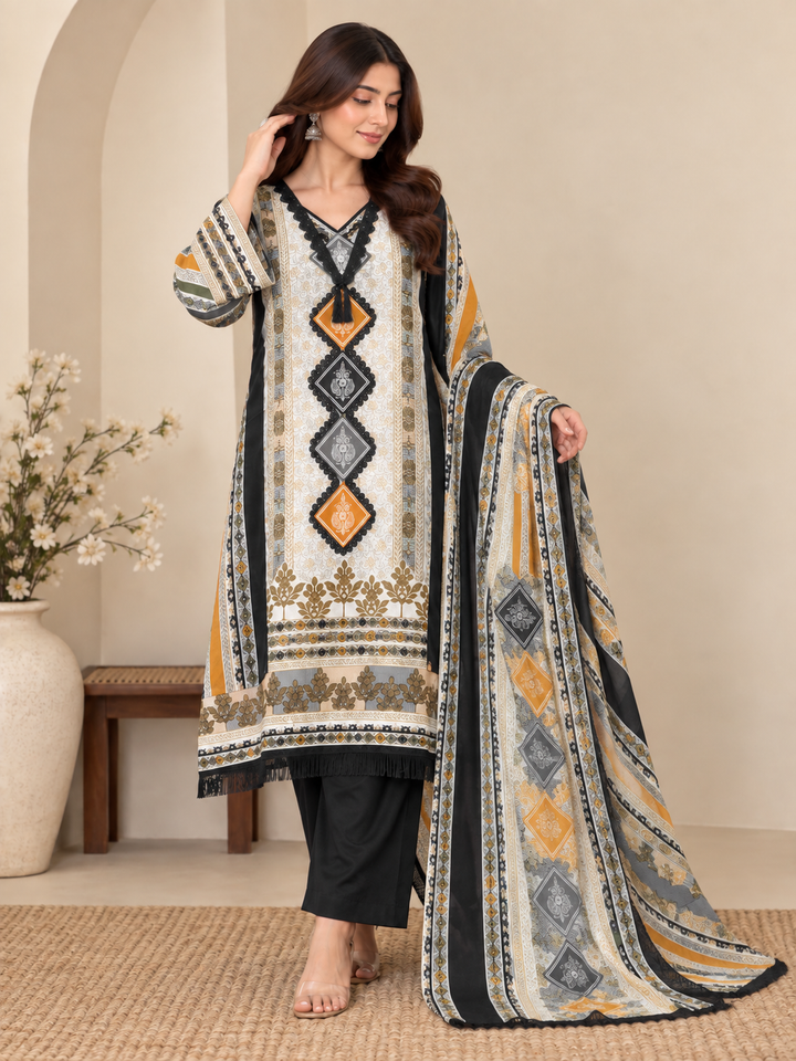 Cotton unstitched Suits