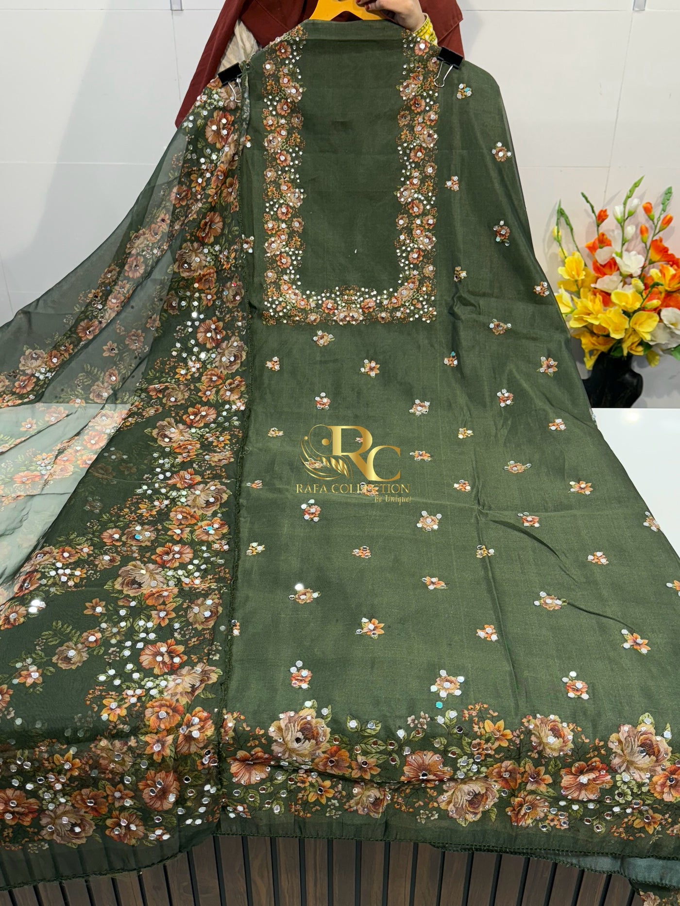 MIRROR WORK UNSTICH SUIT 1930
