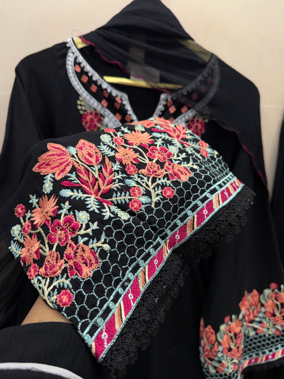 Premium Embroidered Farshi Salwar Suits