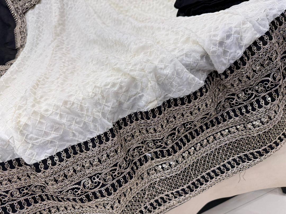 Georgette Embroidered Gowns