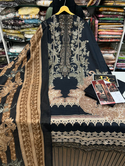 Embroidered Cotton Suit 1799