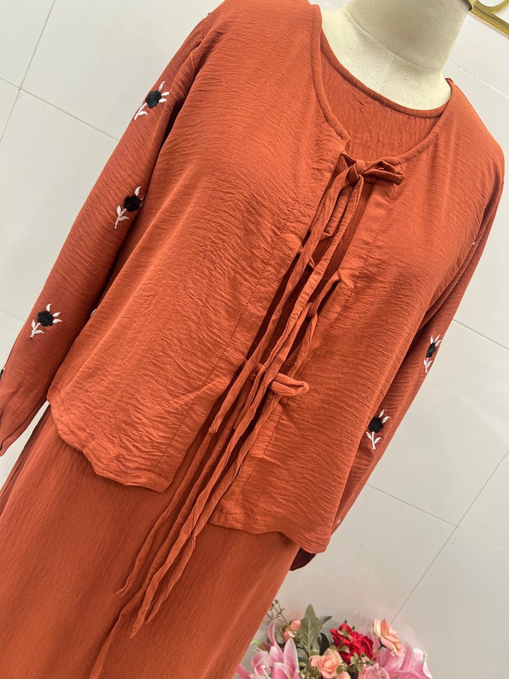 Korean 2 pc Long Dresses 2799