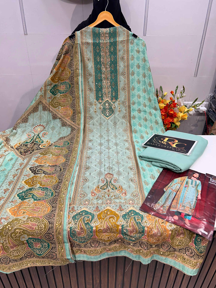 Pure Muslin Suit 1702