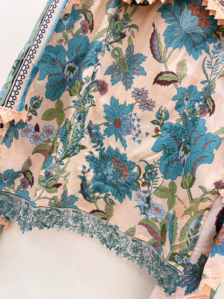 Cotton embroided suit 2941