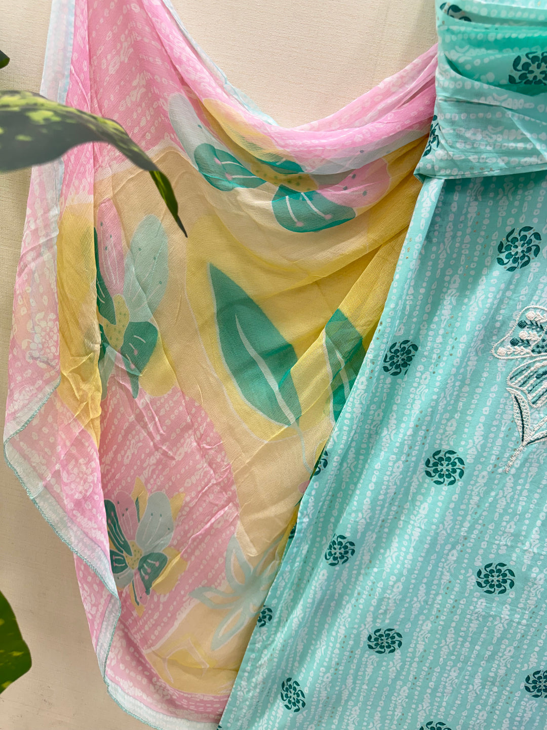 Pure cotton embroided suits