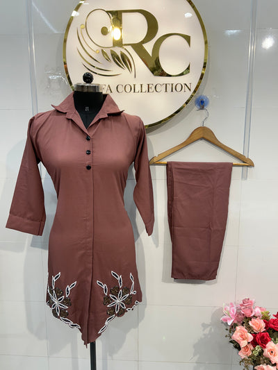 Crinkle Co-Ord Set 1171
