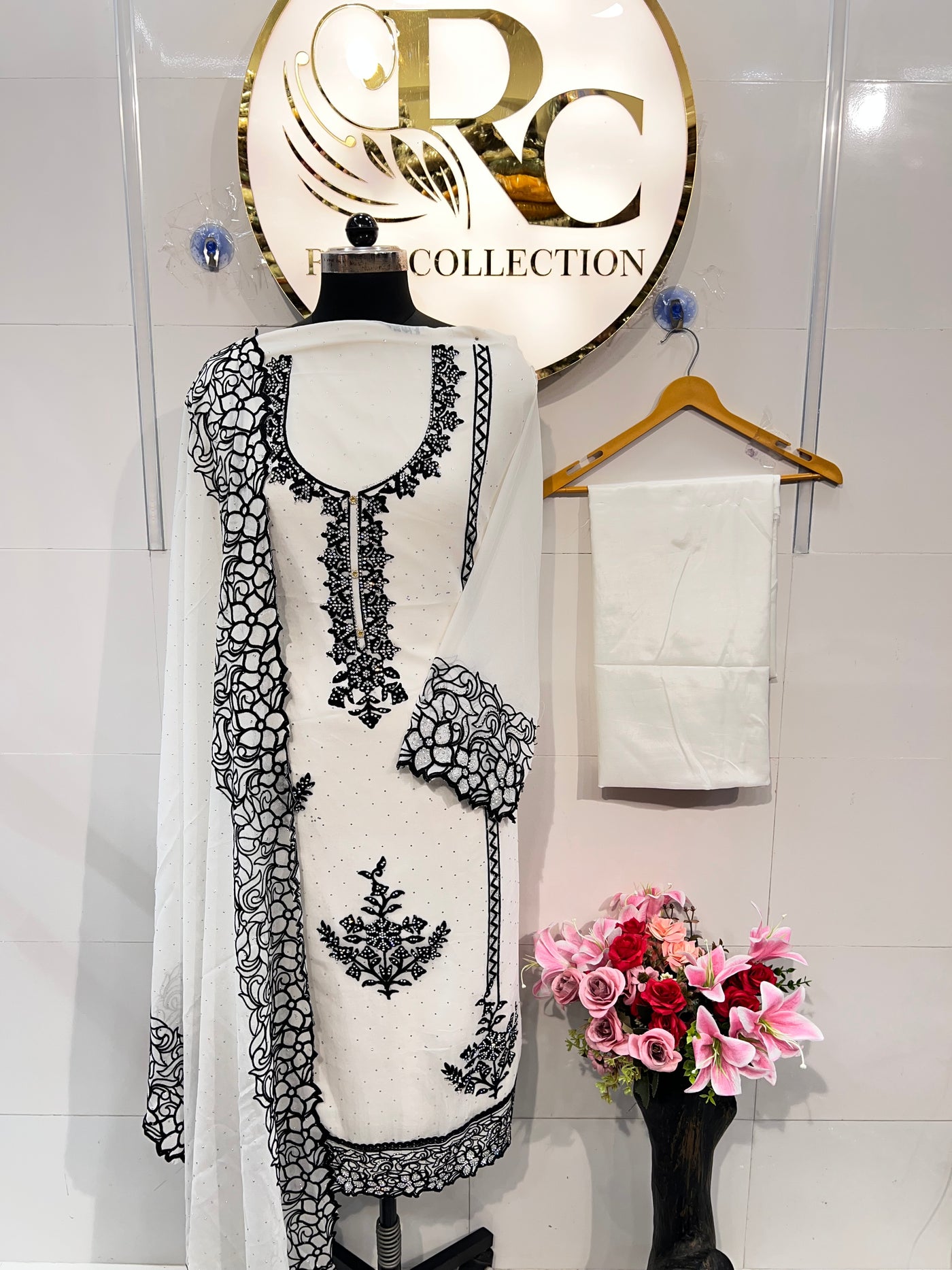 Afreen Embroidered Suit 1857
