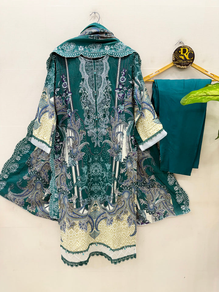 Cotton pakistani patch work suits