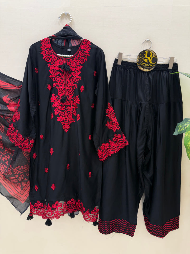 Pakistani Embroidered farshi suits