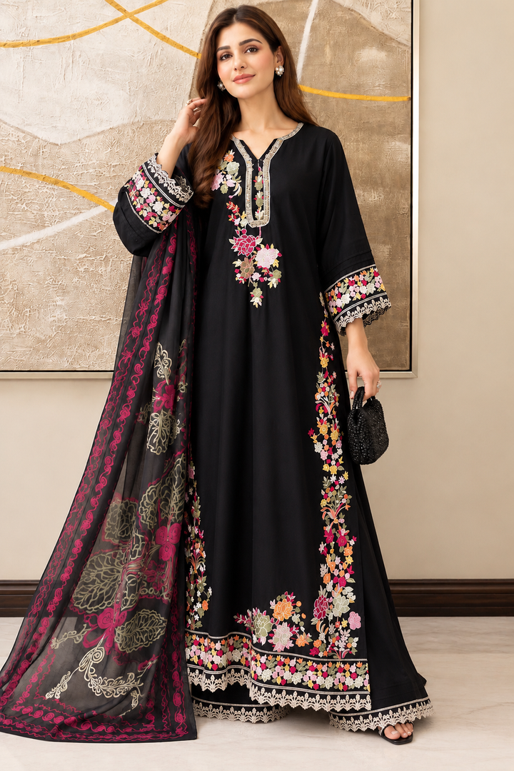 Embroidered Long Kaftan’s