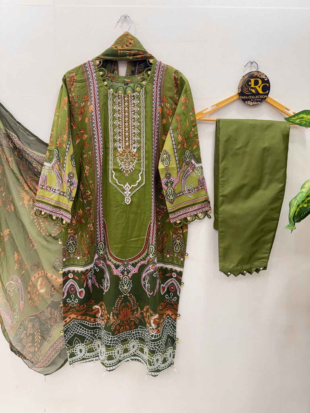 Pakistani patch work suit 0219