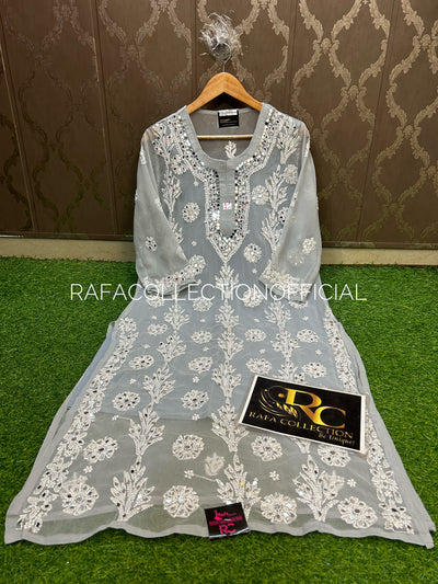 Lucknawi georgette kurti
