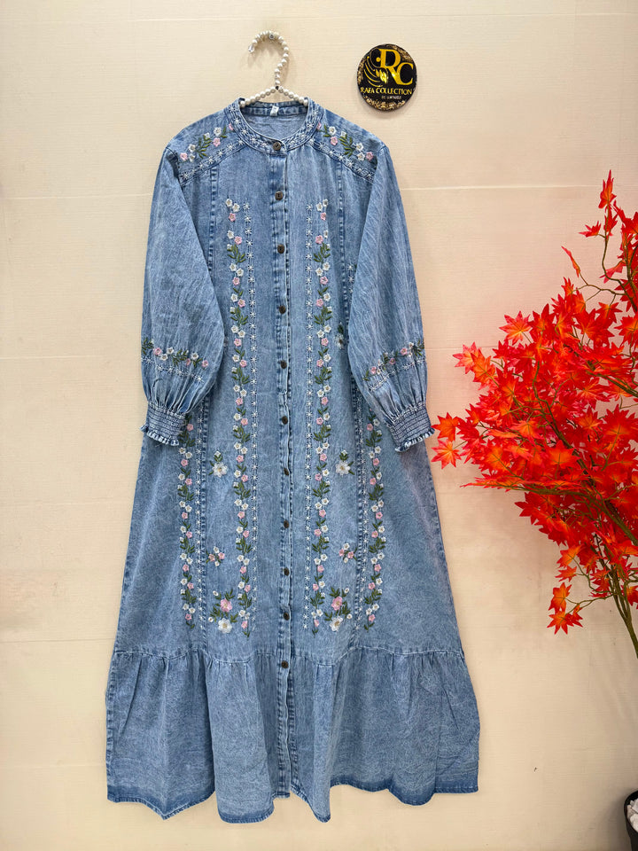 Denim Long Gown’s