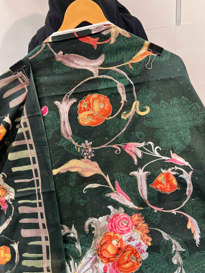 Cotton Zari Work Suit 21826