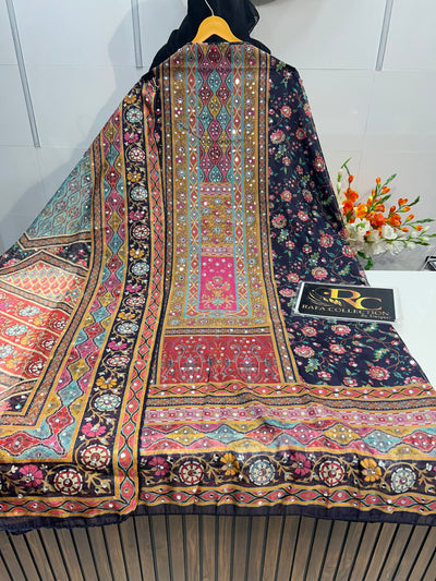 MIRROR WORK UNSTICH SUIT 1910