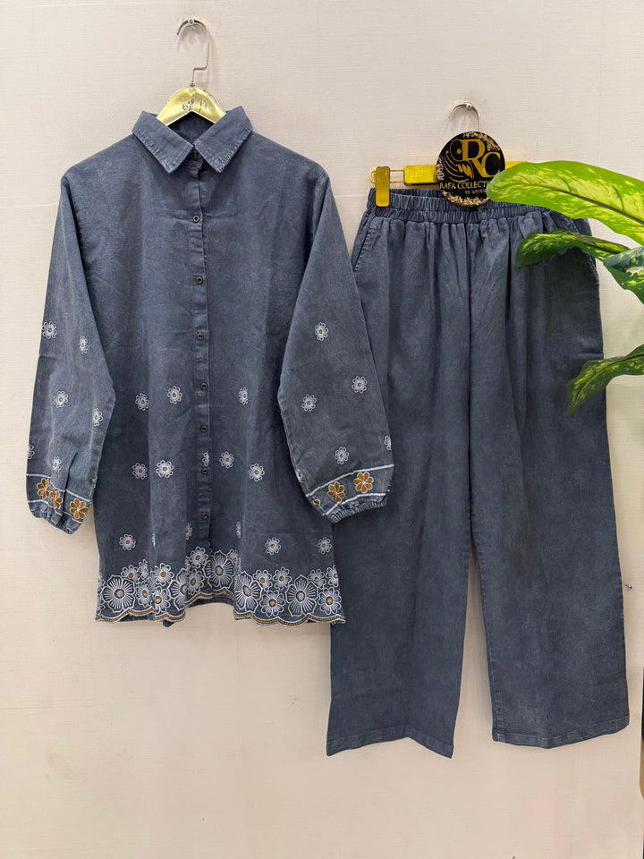 Denim co-ord sets