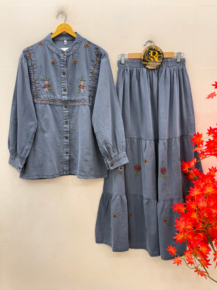 Denim Skirt co-ord sets