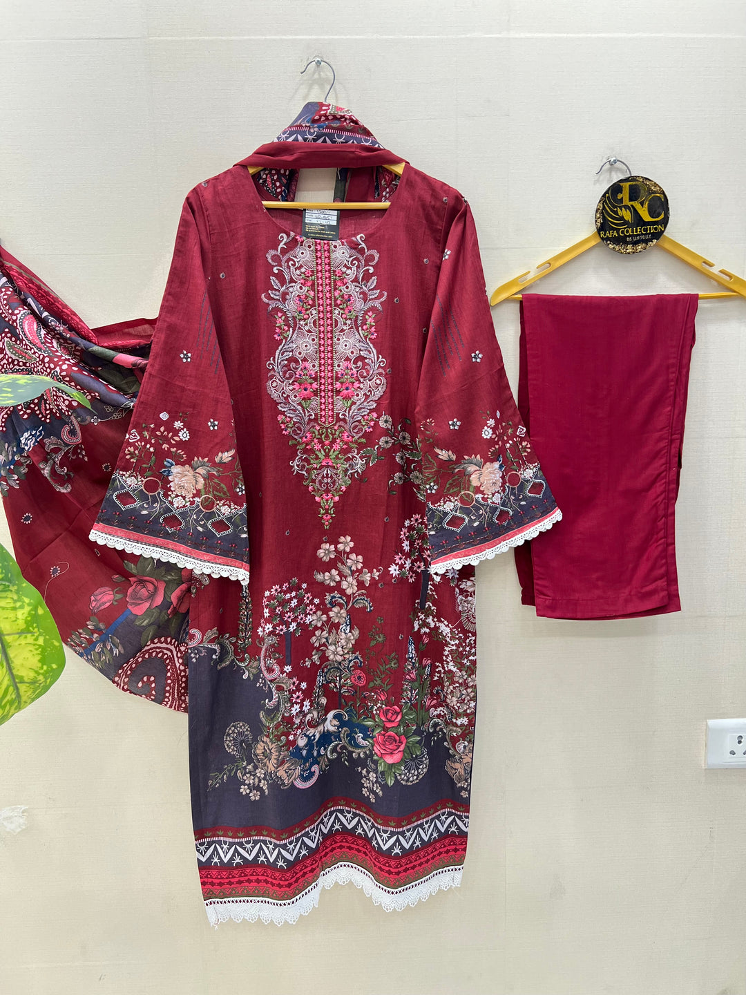 Cotton Embroidered Suits