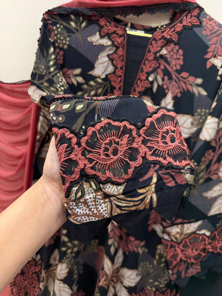 Pakistani cutwork suits