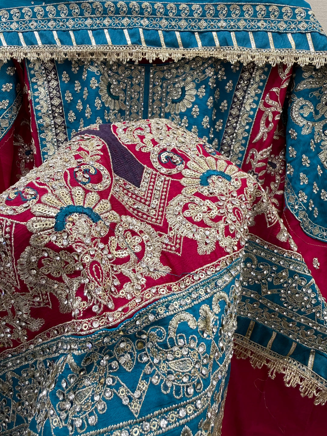 Pakistani Heavy sharara suits