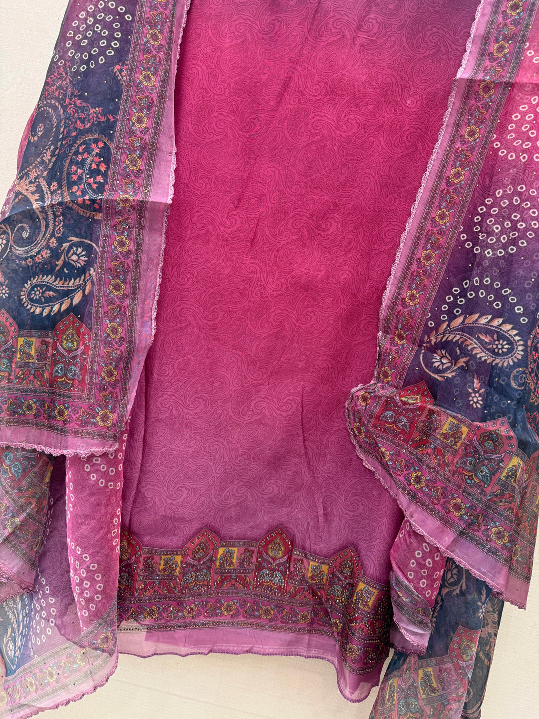 Organza Unstitched Suits