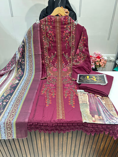 Pakistani Embroidered Suit 25333