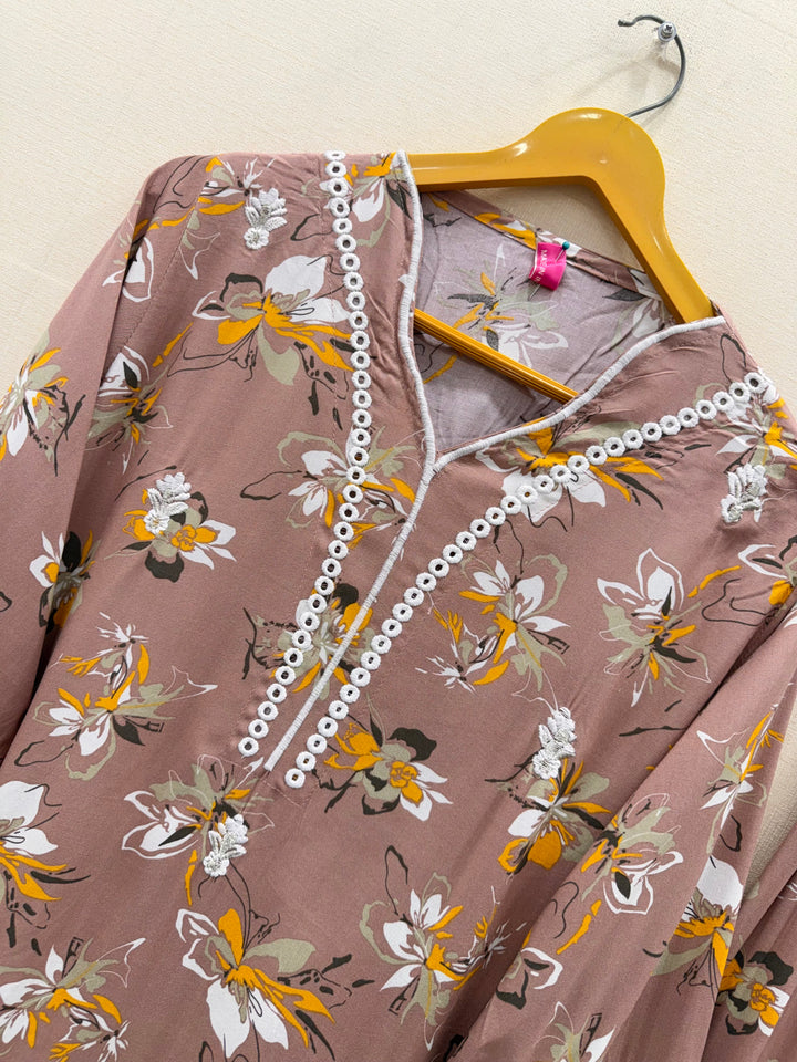 Rayon Embroidered Co-ord sets