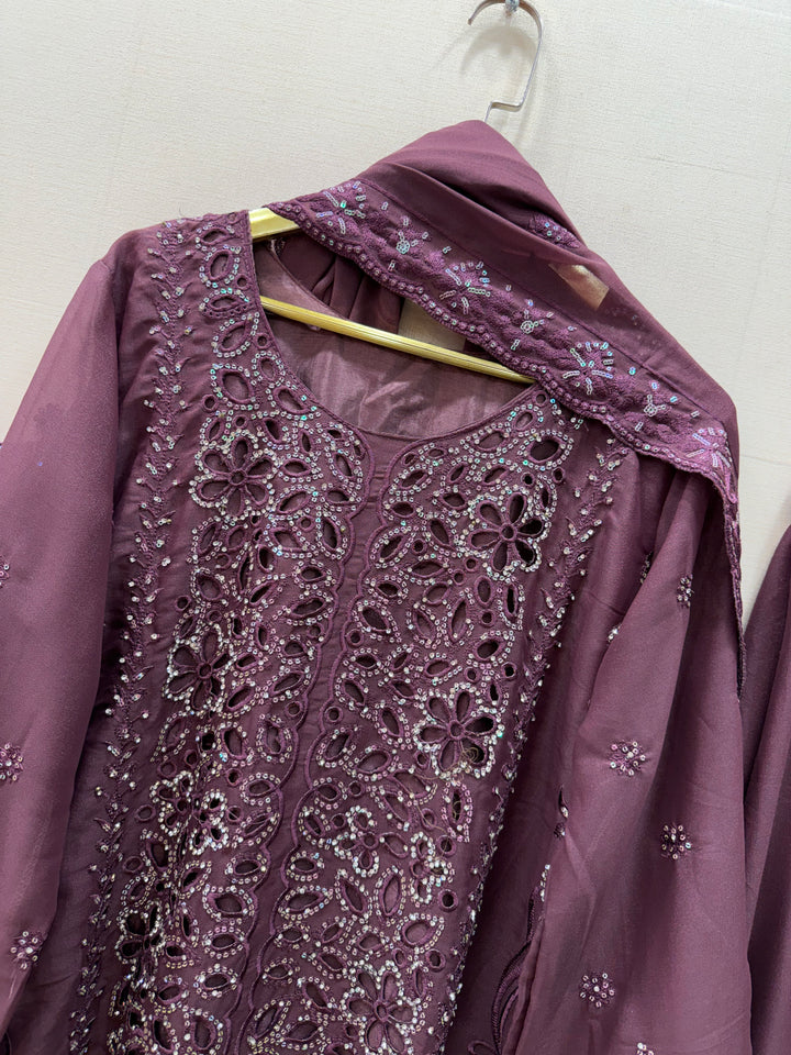 Stone work party wear suits