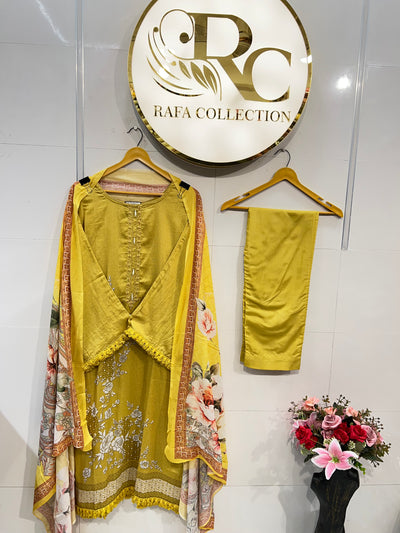 Cotton Embroidered Suits  2527