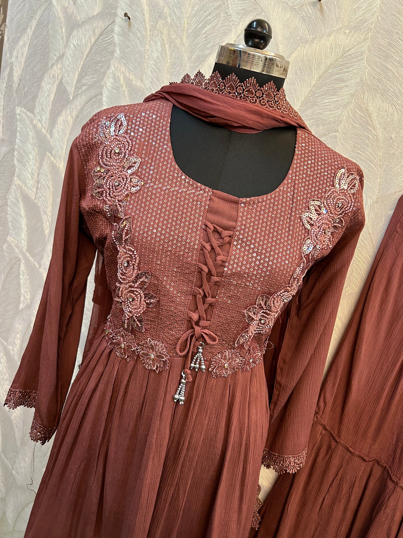 Crinkle peplum Garara Set 1155