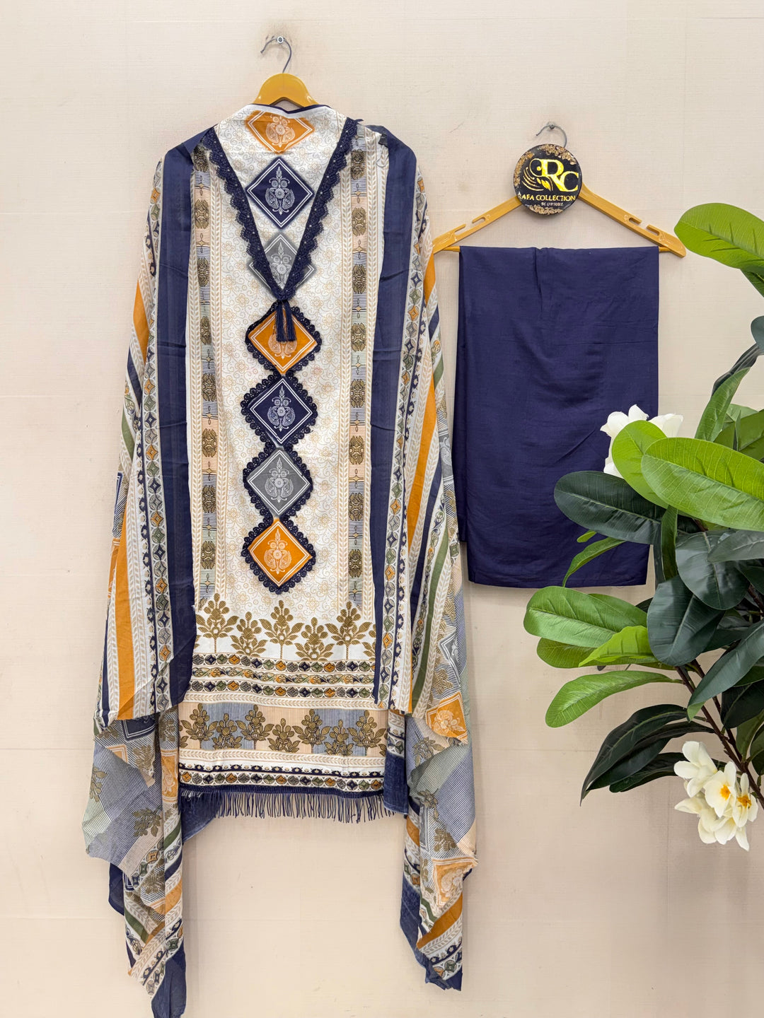 Cotton unstitched Suits