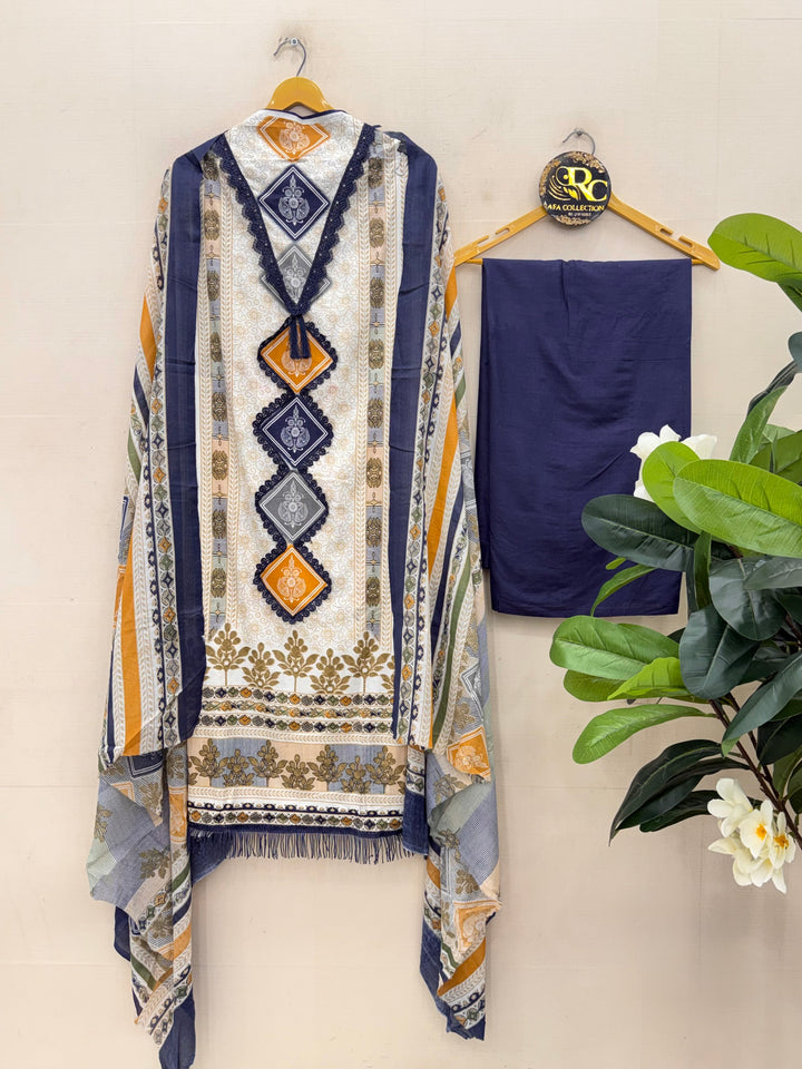 Cotton unstitched Suits