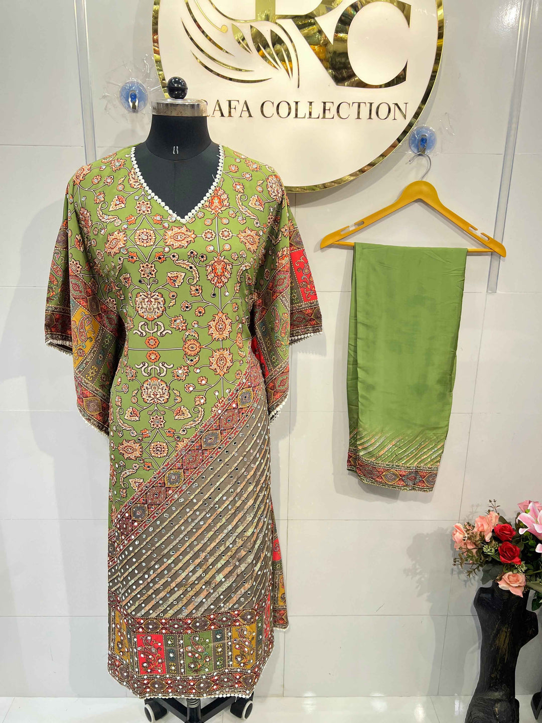 Saachi Mirror Work Kaftan Suit 1847