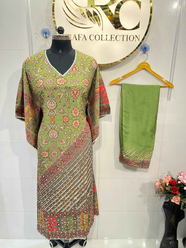 Saachi Mirror Work Kaftan Suit 1847